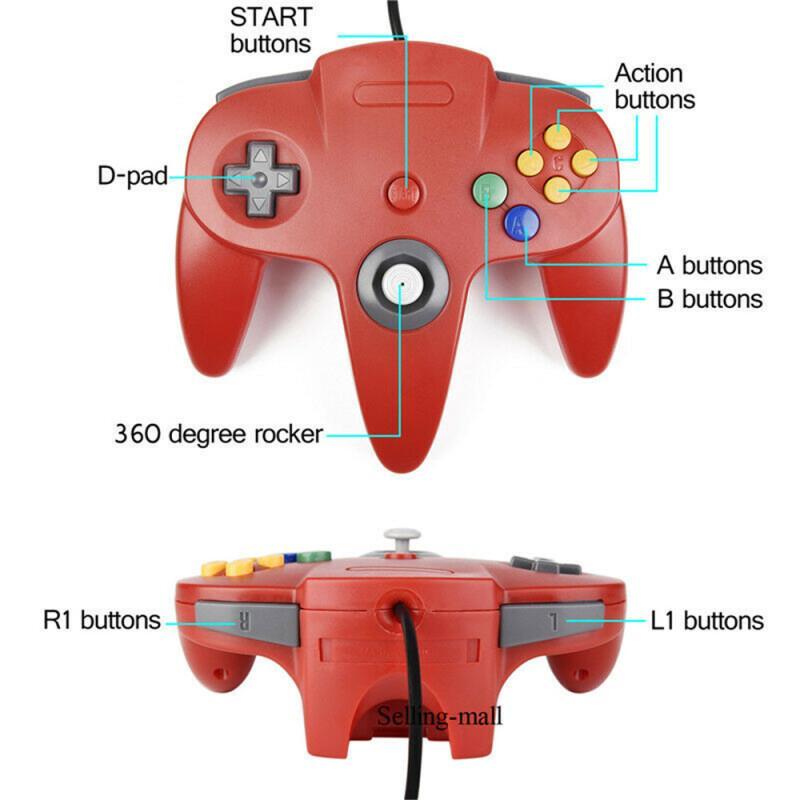 N64 Controller Classic USB Wir - Pc Gaming Emulator avis et prix