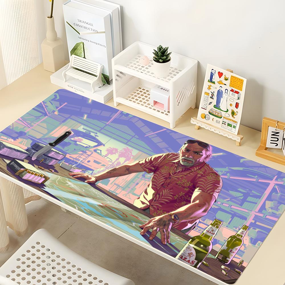 Game Cartoon G-GTA 6 Mouse Pad - Pc Gaming Gta avis et prix