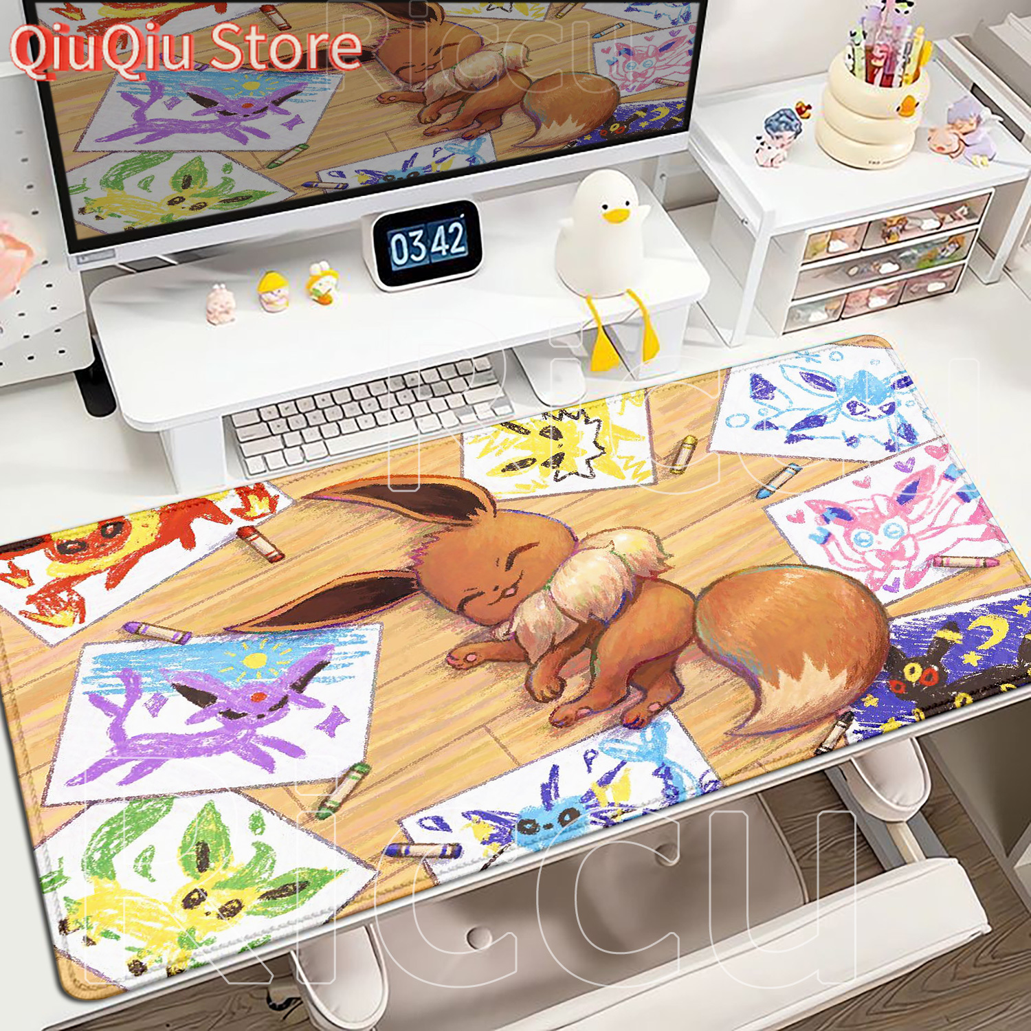 New Kawaii Wallpaper E-Eevees  - Pc Gaming Wallpaper avis et prix