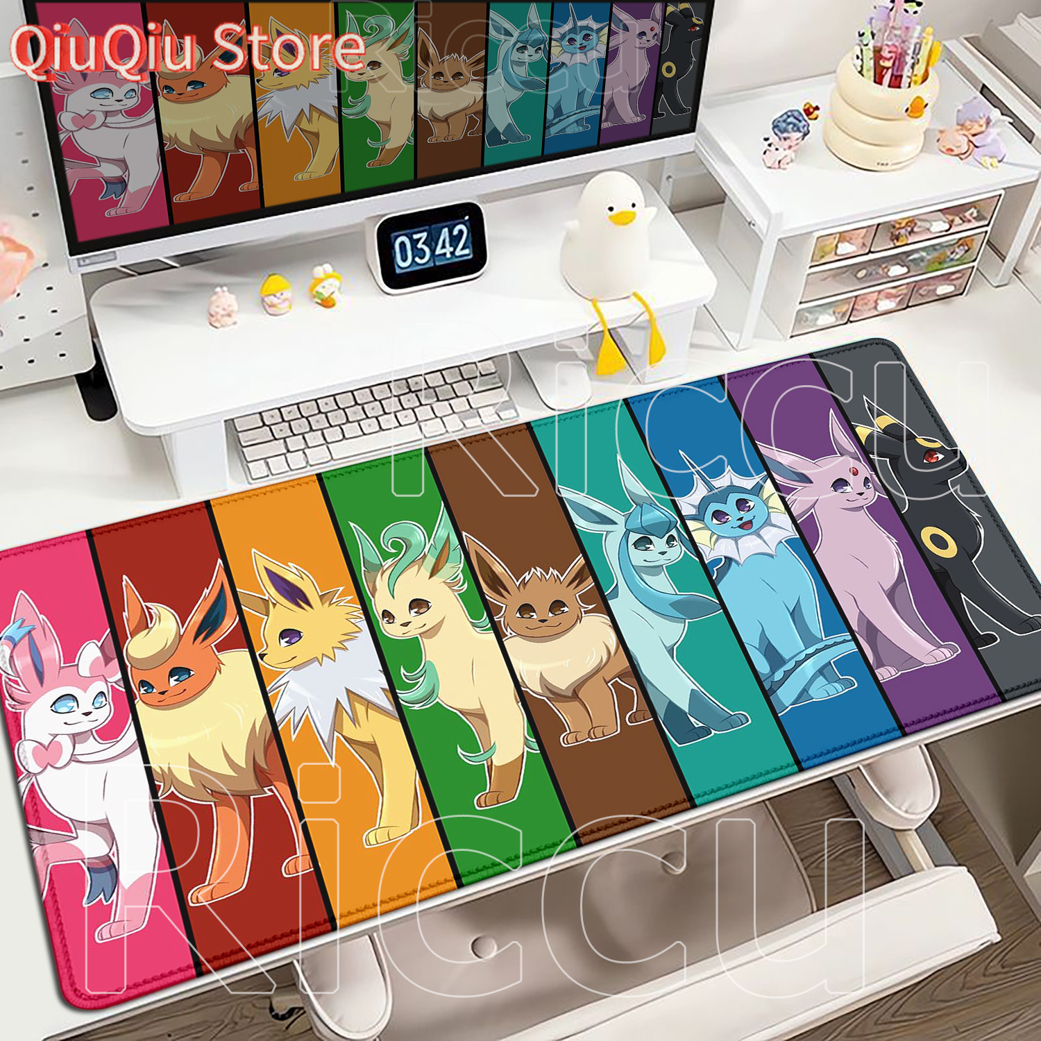 New Kawaii Wallpaper E-Eevees  - Pc Gaming Wallpaper avis et prix