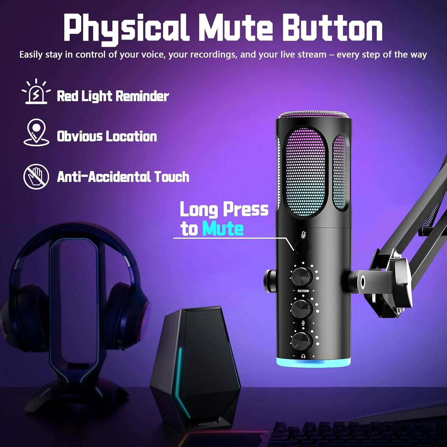 USB Gaming Microphone For PC P - Pc Gaming Gaming avis et prix