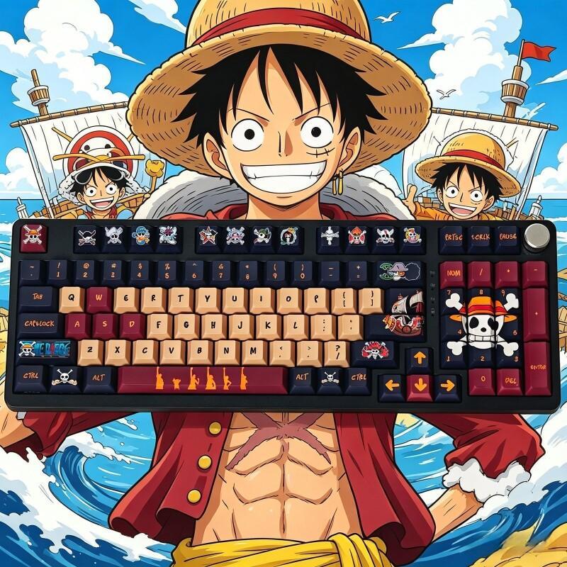BANDAI One Piece Monkey D. Luf - Custom Keycaps avis et prix