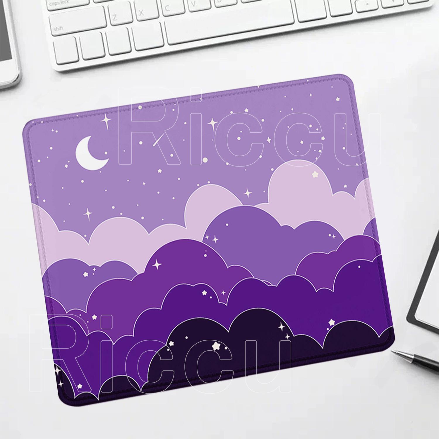 black and white Clouds moon sm - Pc Gaming White avis et prix