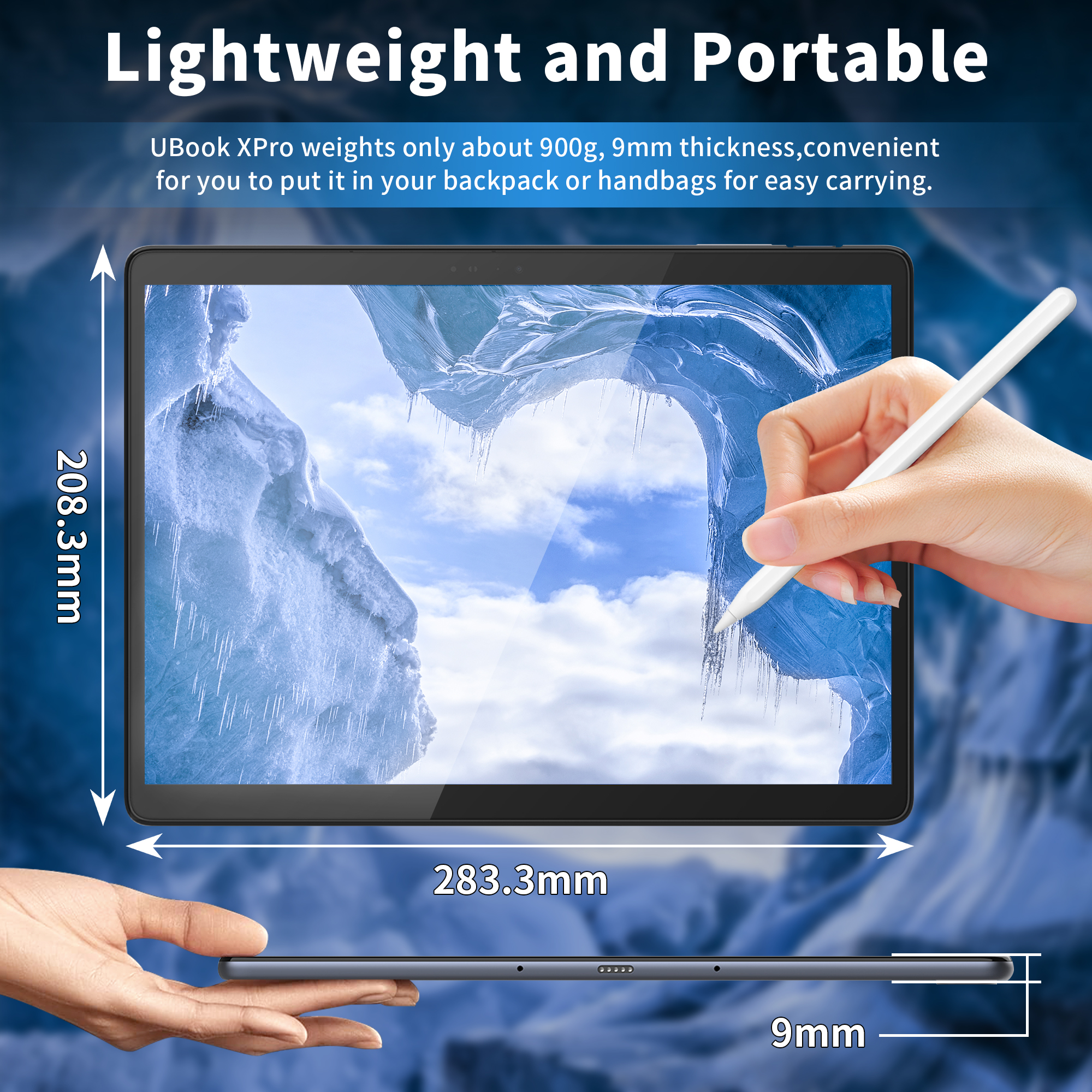 12.6 Inch IPS Touch Screen WiF - Pc Gaming Keyboard avis et prix