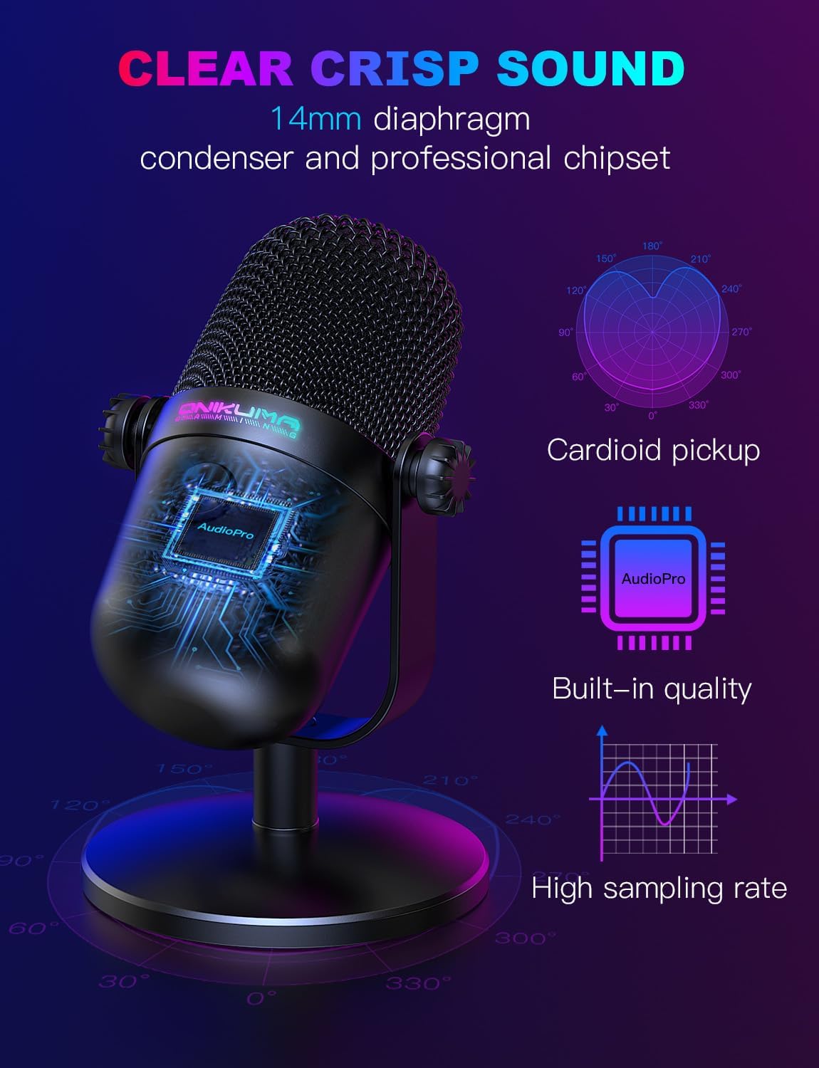 USB Gaming Microphone With Noi - Pc Gaming Gaming avis et prix