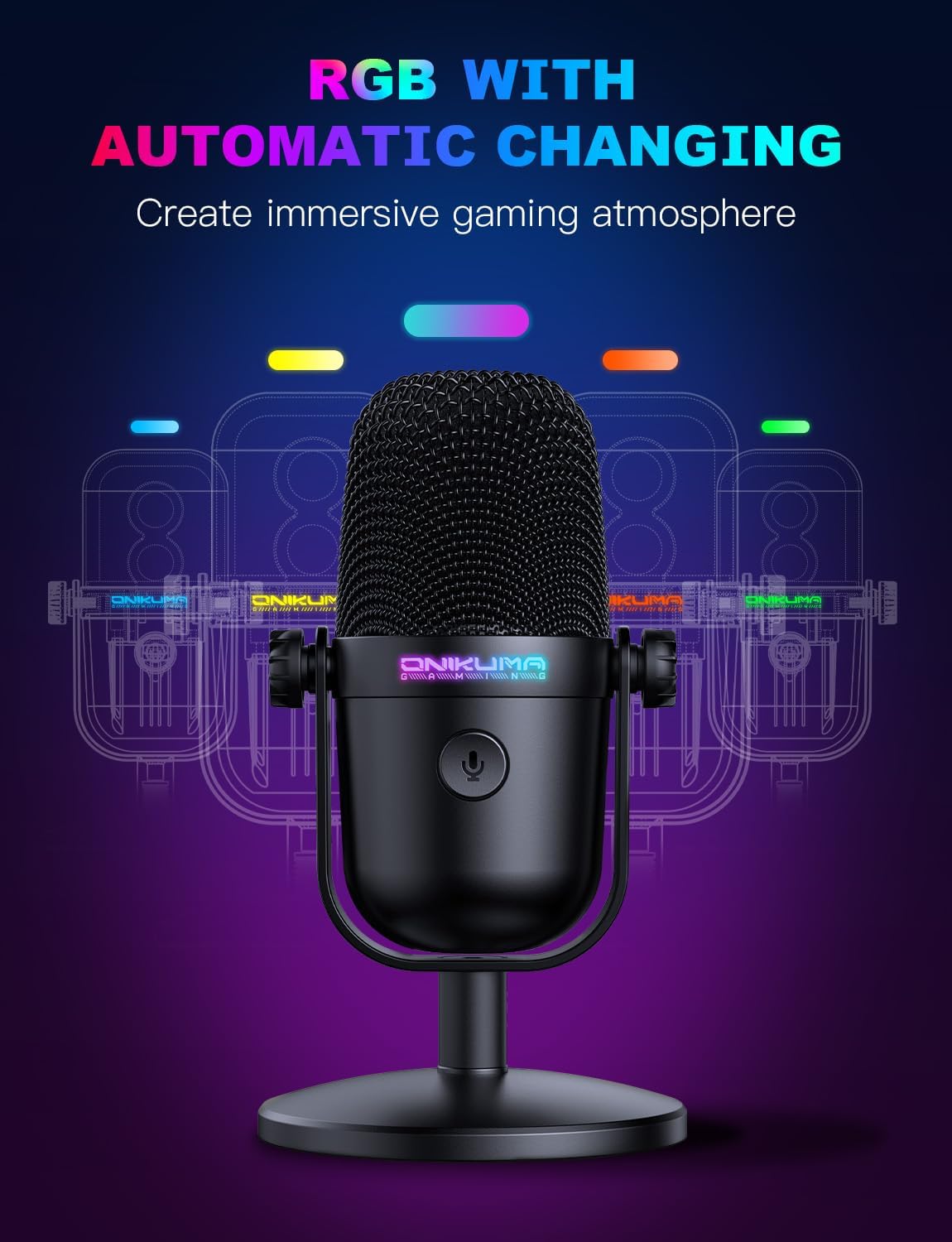 USB Gaming Microphone With Noi - Pc Gaming Gaming avis et prix