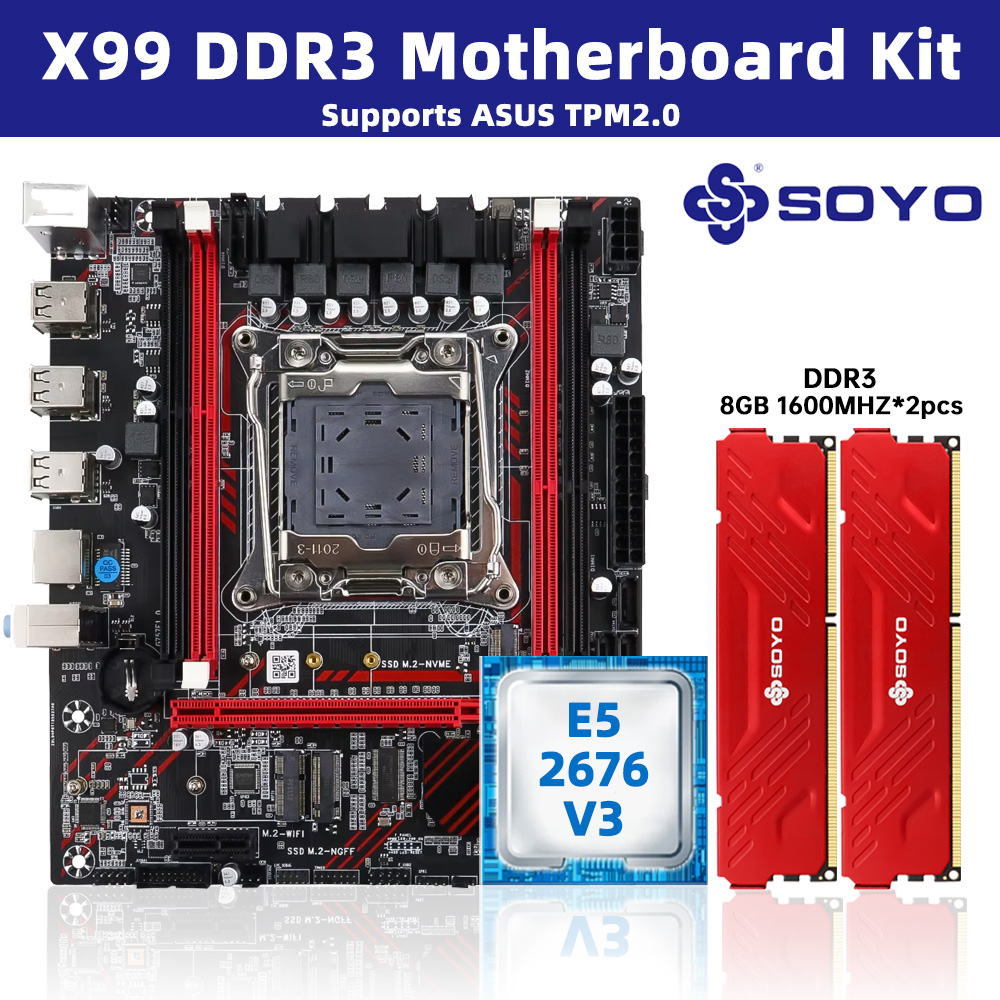 SOYO X99 Motherboard Set Kit W - Pc Gaming Omen avis et prix